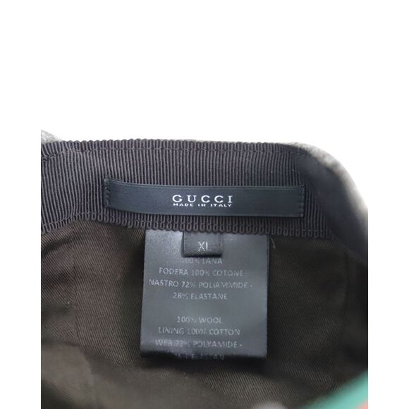 Gucci Baseball Cap in Brown Wool - Picture 5 of 5